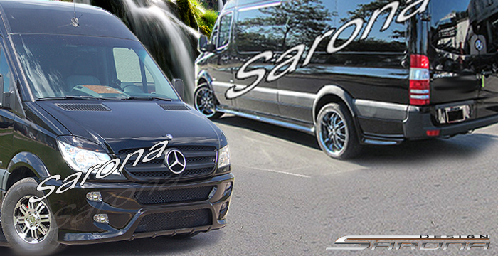 Custom Mercedes Sprinter  Van Body Kit (2014 - 2018) - $1770.00 (Part #MB-144-KT)